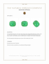 1.50 Ct. Cabochon Emerald from Afghanistan Appraisal
