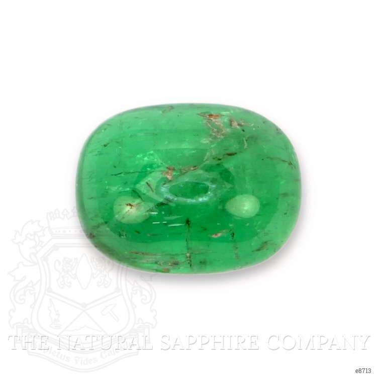1.38 Ct. Cabochon Emerald from Afghanistan