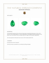 0.50 Ct. Emerald from Afghanistan Appraisal