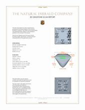 0.54 Ct. Emerald from Afghanistan 3 D Scan Report