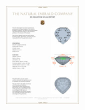0.13 Ct. Emerald from Afghanistan 3 D Scan Report