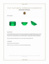 0.47 Ct. Emerald from Afghanistan Appraisal