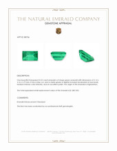 0.32 Ct. Emerald from Afghanistan Appraisal