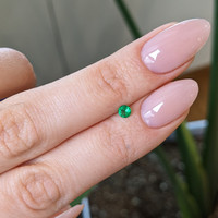0.17 Ct. Emerald from Afghanistan Life Style