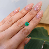2.06 Ct. Emerald from Colombia Life Style