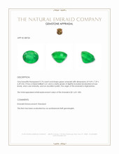 2.74 Ct. Emerald from Afghanistan Appraisal
