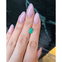 1.48 Ct. Emerald from Afghanistan Life Style