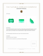 2.90 Ct. Emerald from Colombia Appraisal