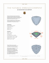 3.10 Ct. Emerald from Afghanistan 3 D Scan Report