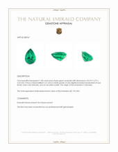 1.08 Ct. Emerald from Colombia Appraisal