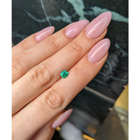 0.59 Ct. Emerald from Colombia Life Style