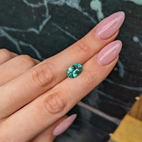 1.94 Ct. Emerald from Colombia Life Style