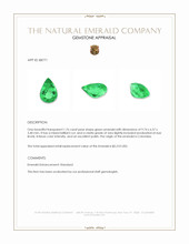 1.76 Ct. Emerald from Colombia Appraisal