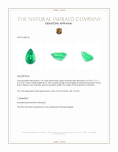 1.18 Ct. Emerald from Colombia Appraisal