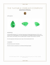 1.97 Ct. Emerald from Colombia Appraisal