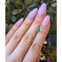 0.68 Ct. Emerald from Colombia Life Style