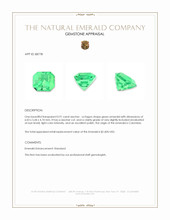 0.91 Ct. Emerald from Colombia Appraisal