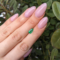 0.86 Ct. Emerald from Colombia Life Style