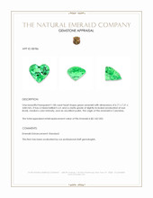 1.08 Ct. Emerald from Colombia Appraisal