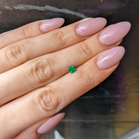 0.35 Ct. Emerald from Afghanistan Life Style