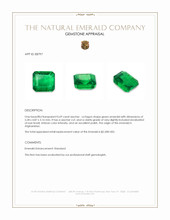 0.69 Ct. Emerald from Afghanistan Appraisal