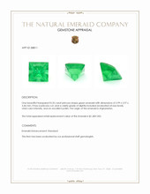 0.35 Ct. Emerald from Afghanistan Appraisal