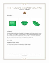 0.35 Ct. Emerald from Afghanistan Appraisal