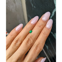 0.27 Ct. Emerald from Afghanistan Life Style