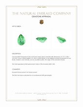 0.68 Ct. Emerald from Russia Appraisal
