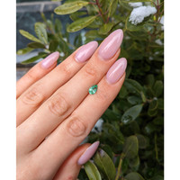 0.68 Ct. Emerald from Russia Life Style