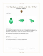 0.81 Ct. Emerald from Russia Appraisal