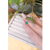 0.72 Ct. Emerald from Afghanistan Life Style