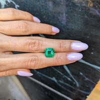 3.41 Ct. Emerald from Zambia Life Style