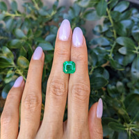 3.41 Ct. Emerald from Zambia Life Style