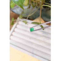 0.55 Ct. Emerald from Afghanistan Life Style