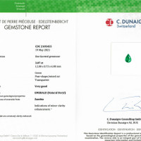 3.07 Ct. Emerald from Zambia Scan Report