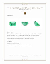 2.11 Ct. Emerald from Afghanistan Appraisal