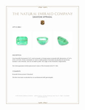 3.07 Ct. Emerald from Afghanistan Appraisal