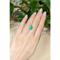 3.07 Ct. Emerald from Afghanistan Life Style