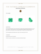 1.84 Ct. Emerald from Russia Appraisal