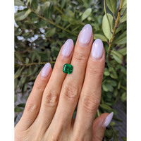 2.34 Ct. Emerald from Colombia Life Style