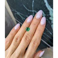 1.17 Ct. Emerald from Colombia Life Style