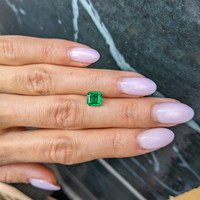 1.17 Ct. Emerald from Colombia Life Style