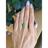 1.23 Ct. Emerald from Colombia Life Style