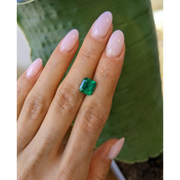 2.32 Ct. Emerald from Colombia Life Style