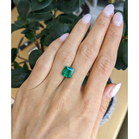 2.32 Ct. Emerald from Colombia Life Style