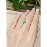 0.65 Ct. Emerald from Colombia Life Style