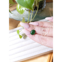 3.75 Ct. Cabochon Emerald from Zambia Life Style