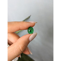 3.53 Ct. Cabochon Emerald from Zambia Life Style