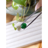 2.60 Ct. Cabochon Emerald from Zambia Life Style